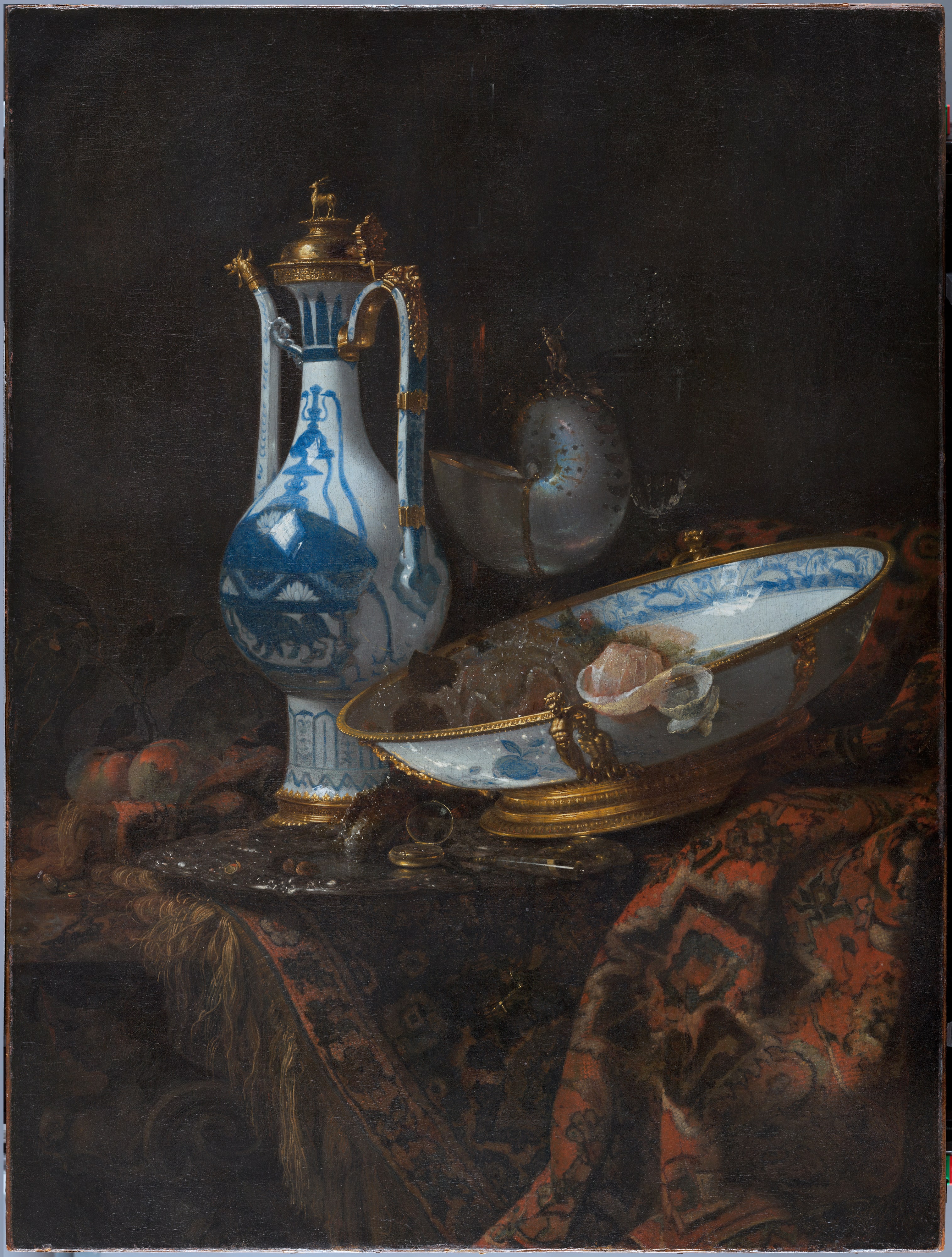 Still Life with Ewer and Basin, Fruit, Nautilus Cup and other Objects