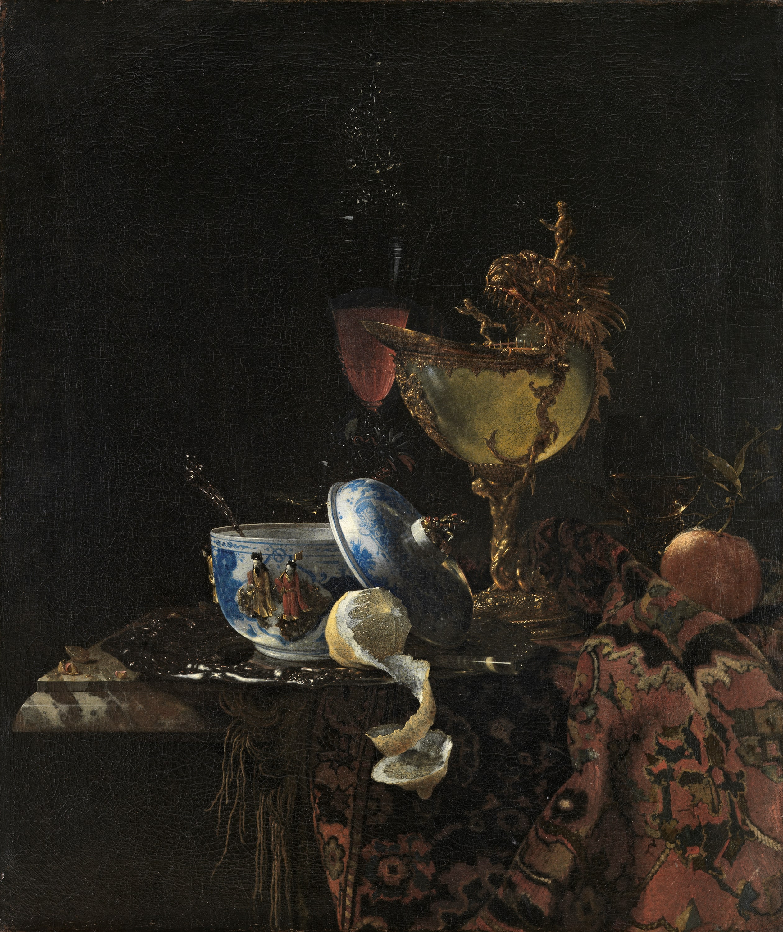 Still Life with a Chinese Bowl, Nautilus Cup and Other Objects