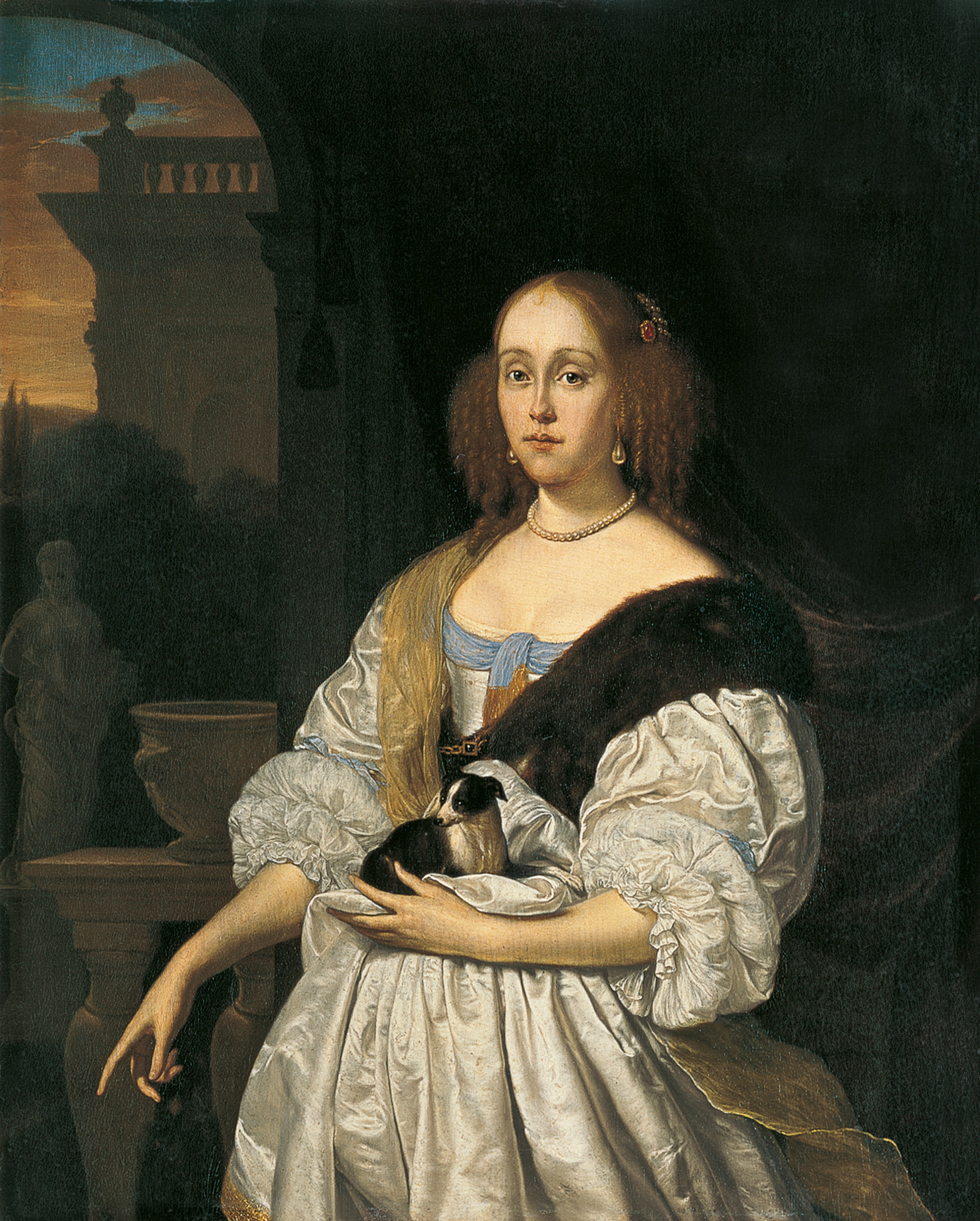Portrait of a Woman with a Lapdog