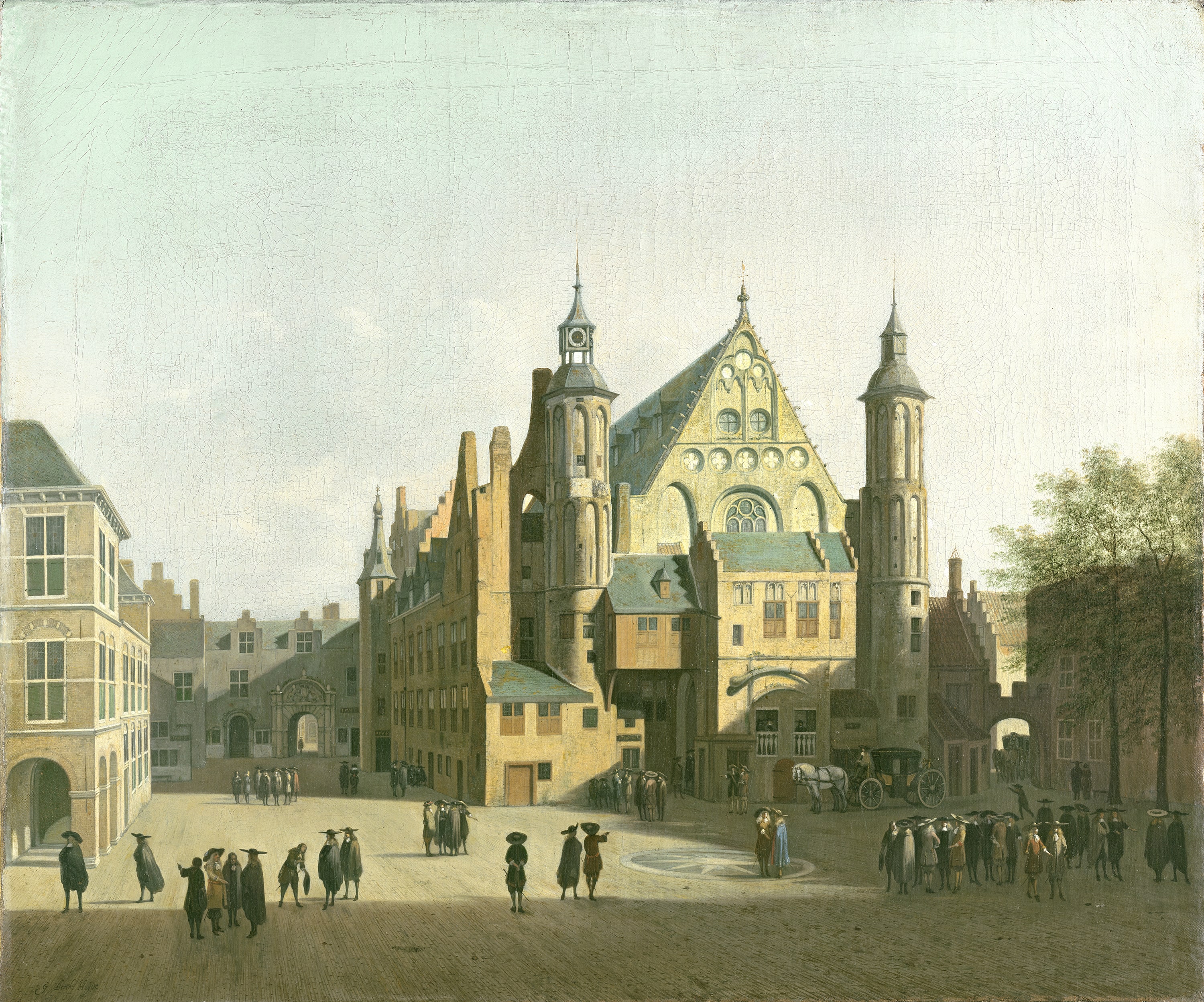 View of the Binnenhof, The Hague