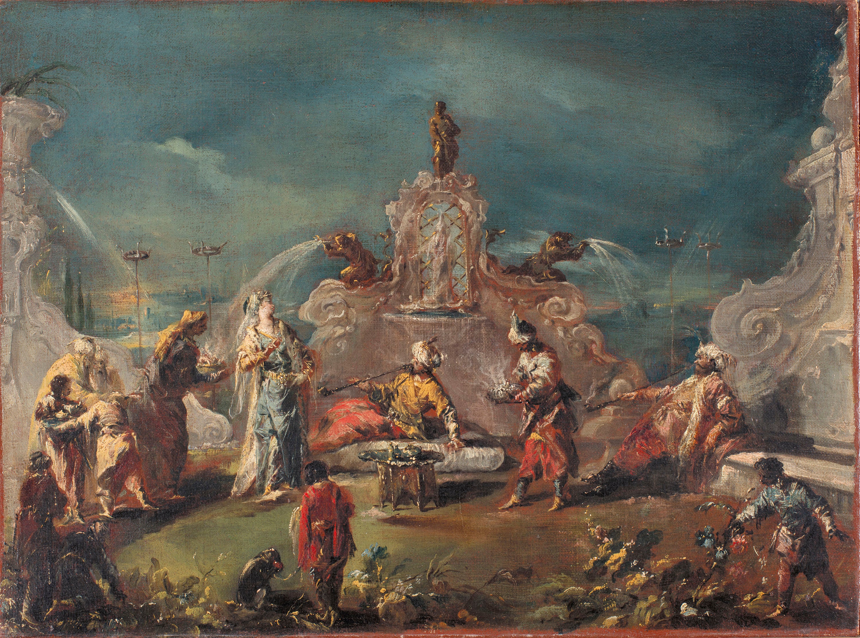 Scene in the Garden of a Seraglio