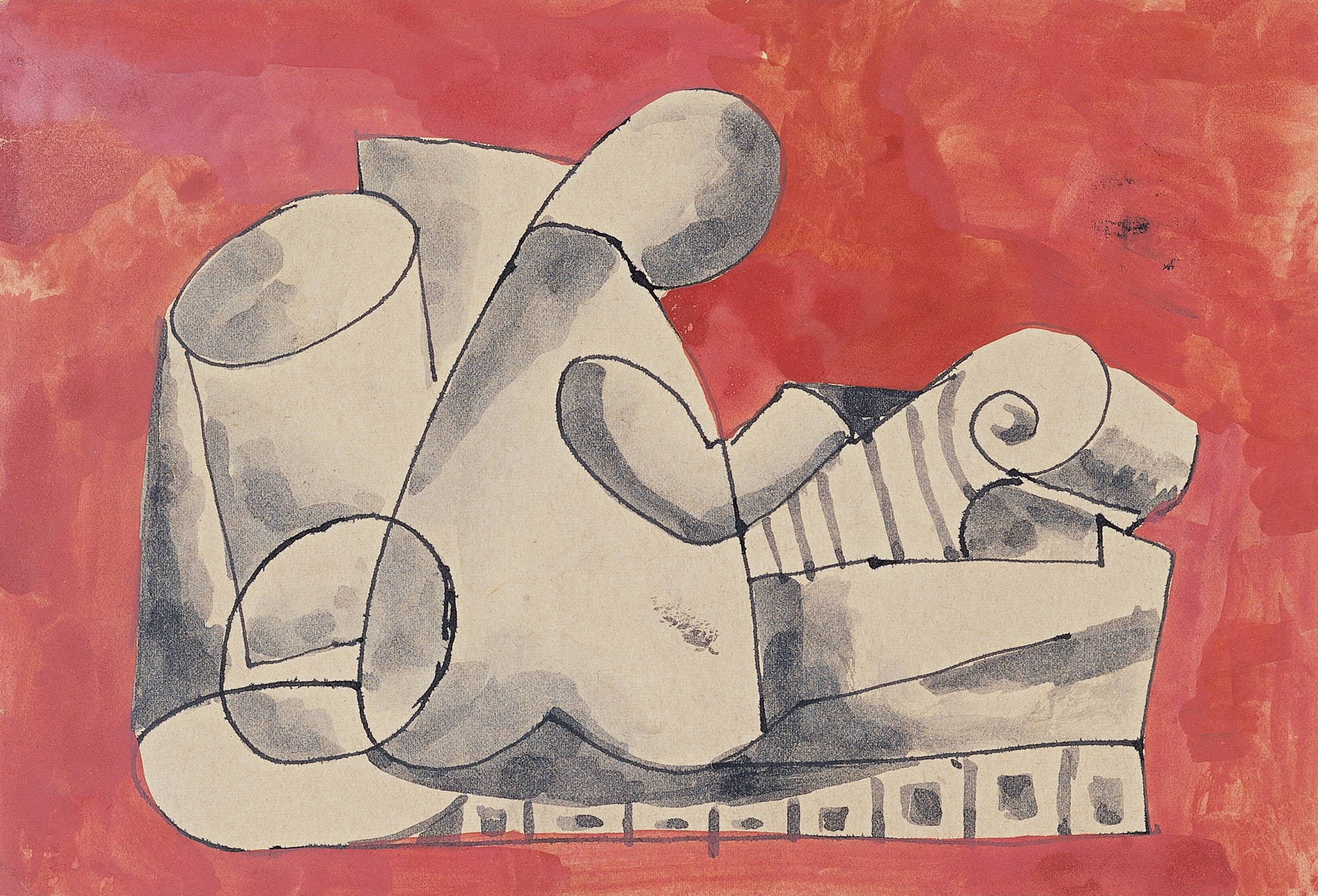 Untitled  (verso: Drawing)