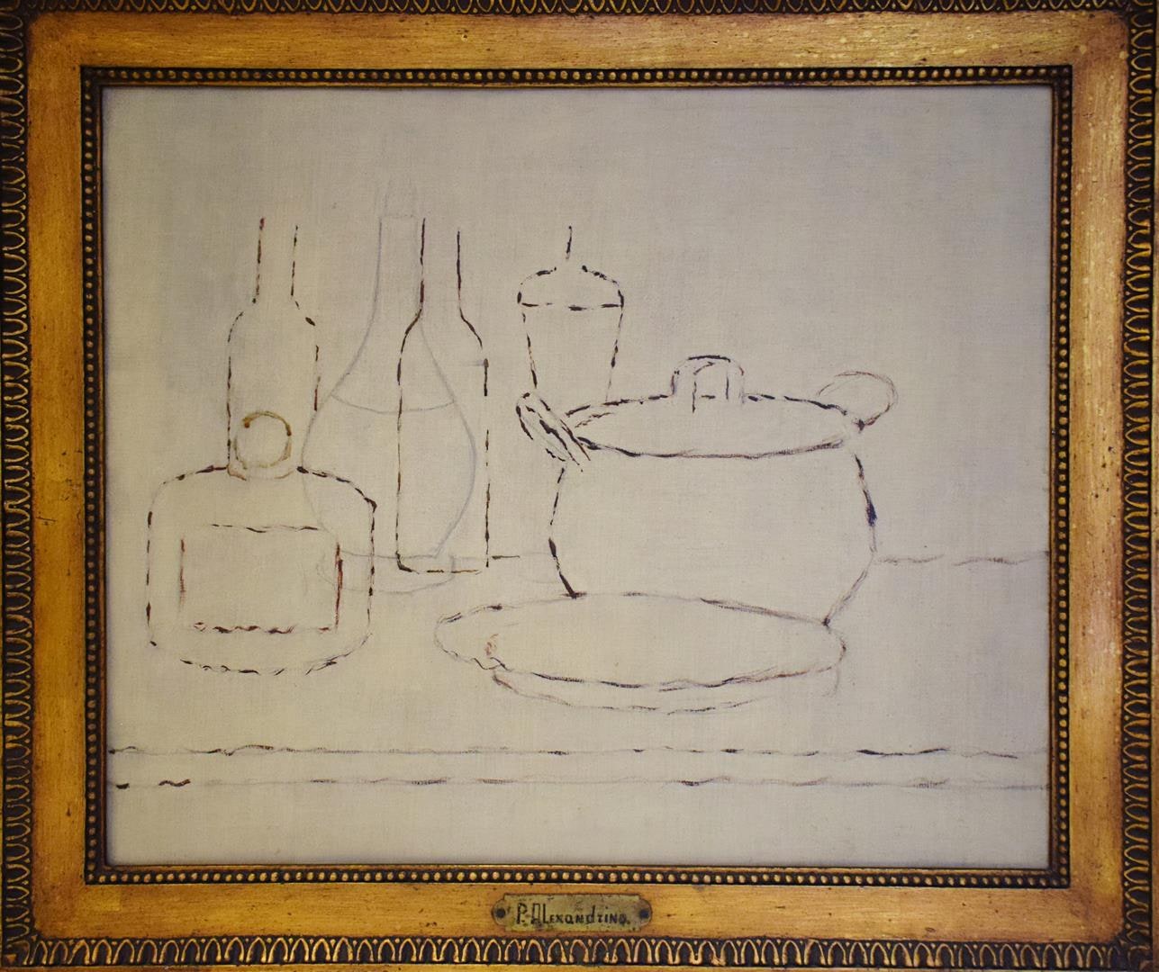 Esboço do último quadro (inacabado)