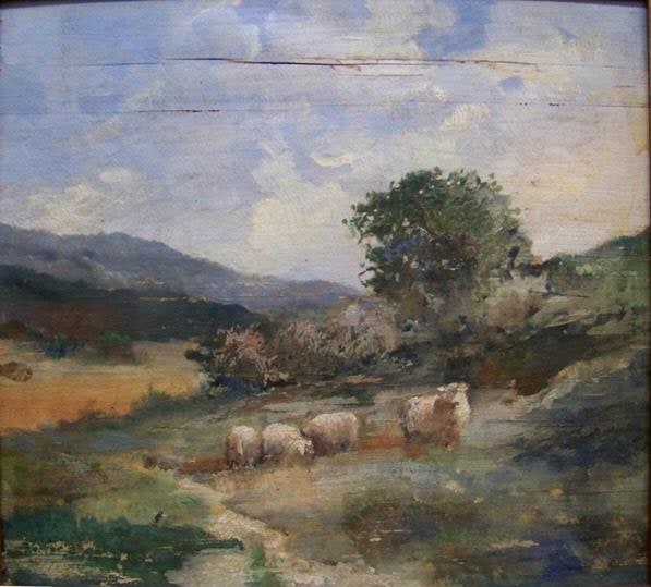 Sem título (paisagem com carneiros)