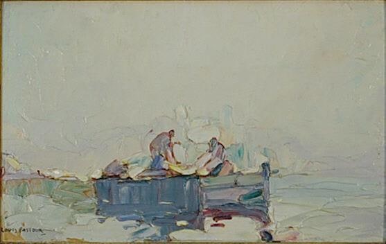 Barque bleu [Barco azul]