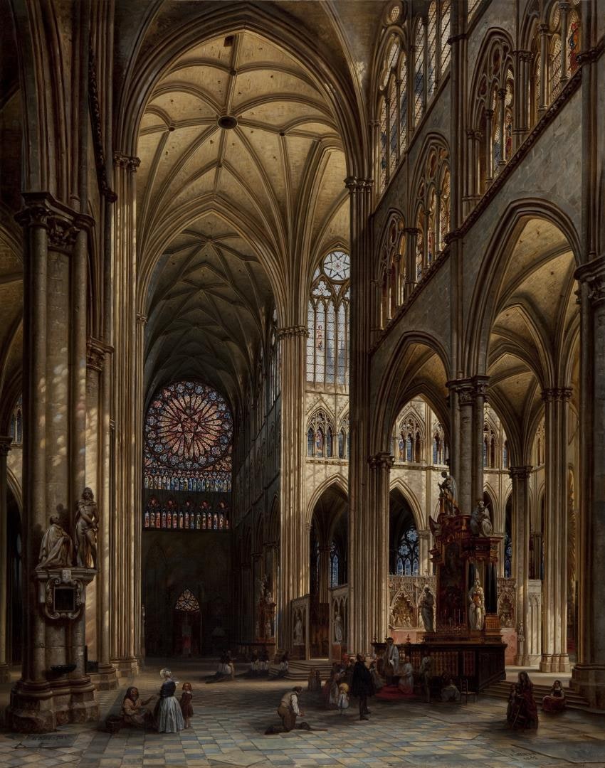 Interior da Catedral de Amiens