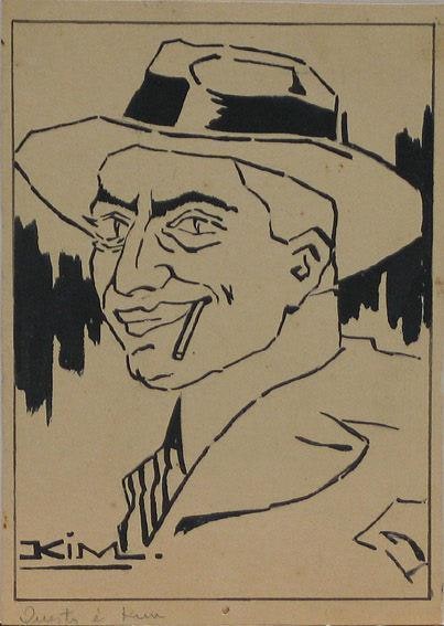 Auto-retrato (caricatura)