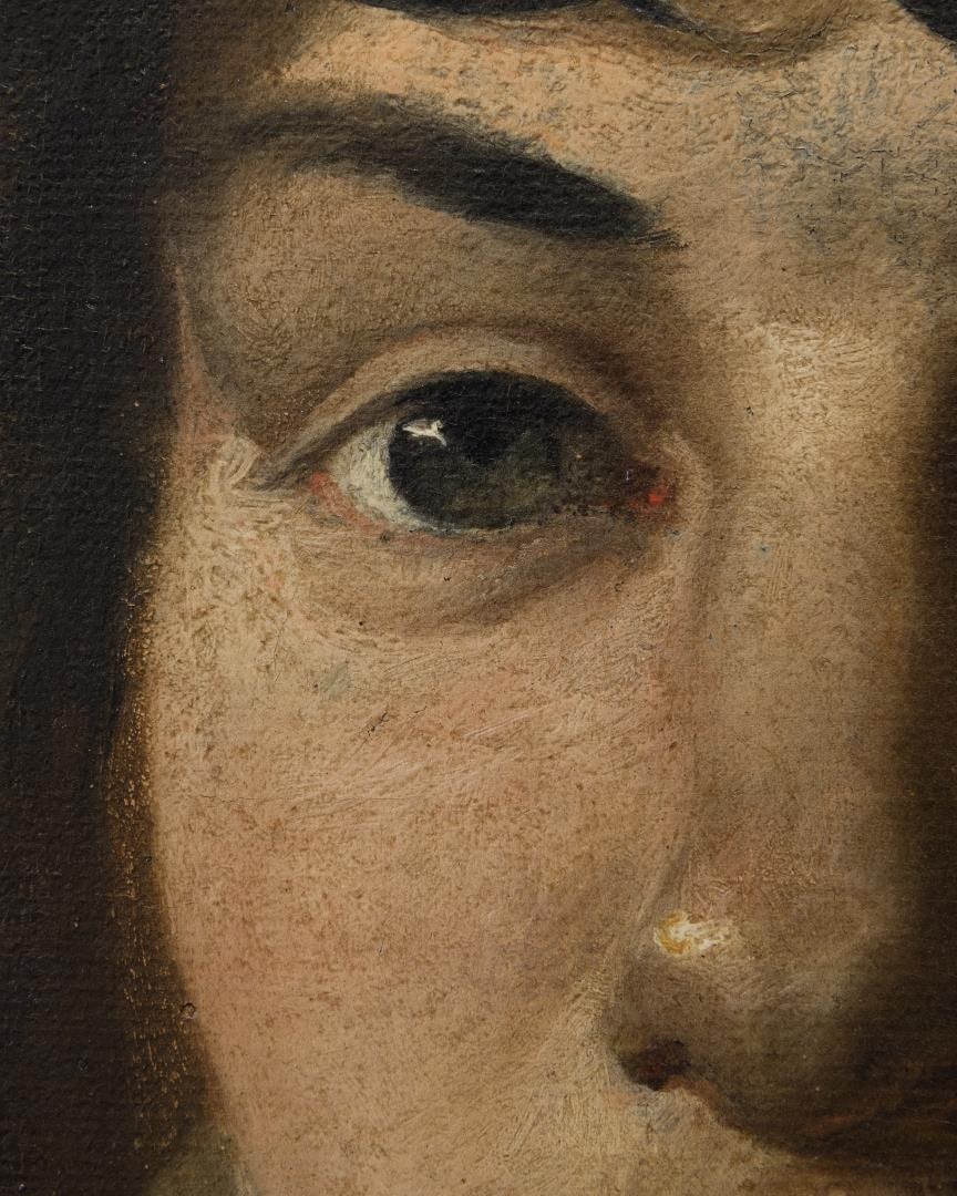 Nicolas Antoine Taunay, Retrato do filho do autor, o pintor Félix Émile Taunay (detalhe), c. 1811, óleo sobre tela. Museu Nacional de Belas Artes do Rio de Janeiro