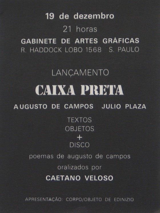 Caixa Preta (Convite)