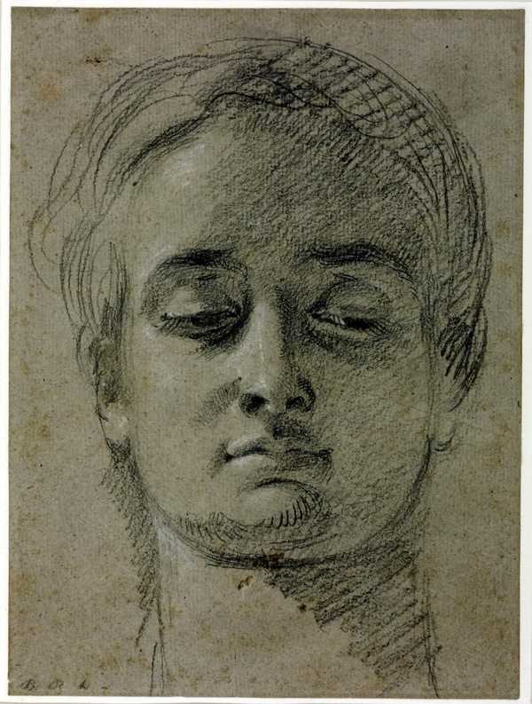 ‘Study for ‘The Judgement of Solomon’. Verso: Study of a Head‘, Benjamin Robert Haydon, c.1812–4 | Tate