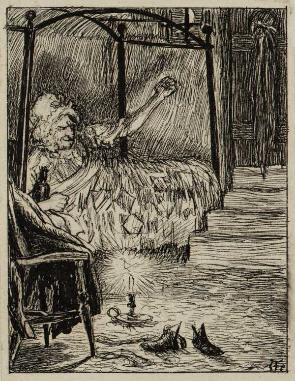 ‘Old Sal for ‘At the Back of the North Wind’‘, Arthur Hughes, c.1869 | Tate