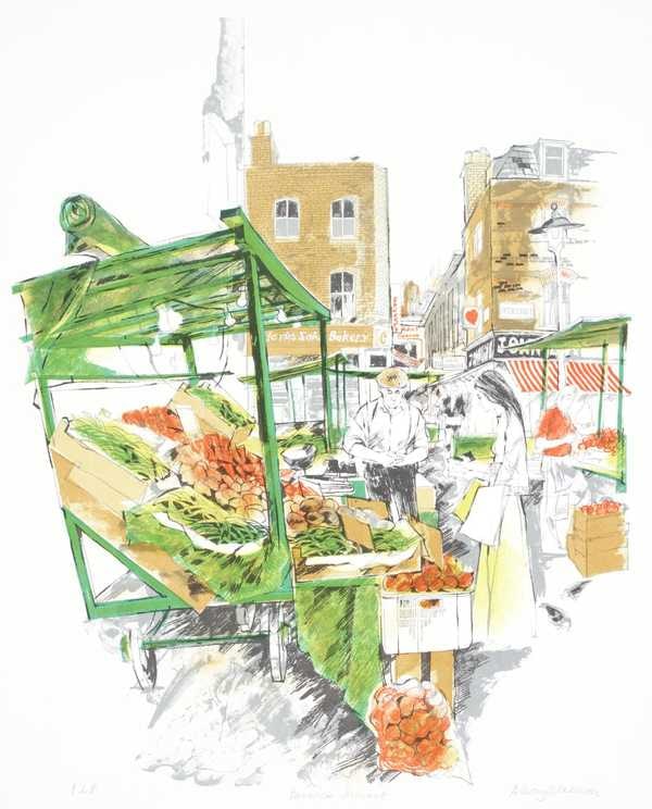 ‘Berwick Market‘, Albany Wiseman, 1974 | Tate