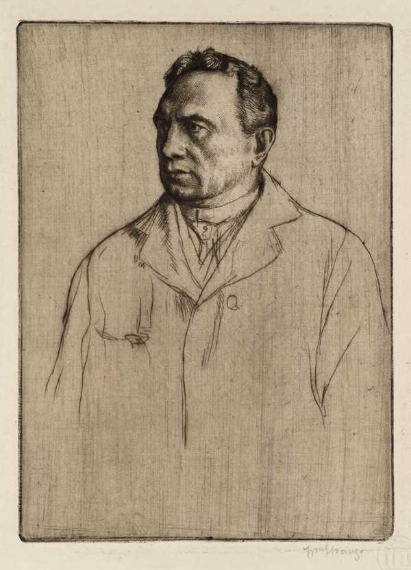 ‘Portrait of a Man‘, William Strang, 1899 | Tate