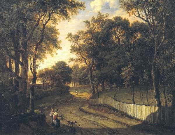 ‘View near Sevenoaks, Kent‘, Patrick Nasmyth, 1820 | Tate