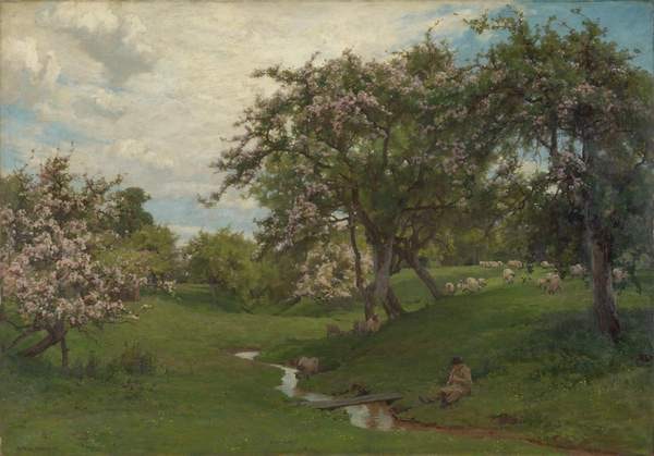 ‘When Nature Painted all Things Gay’‘, Alfred Parsons, exhibited 1887 | Tate