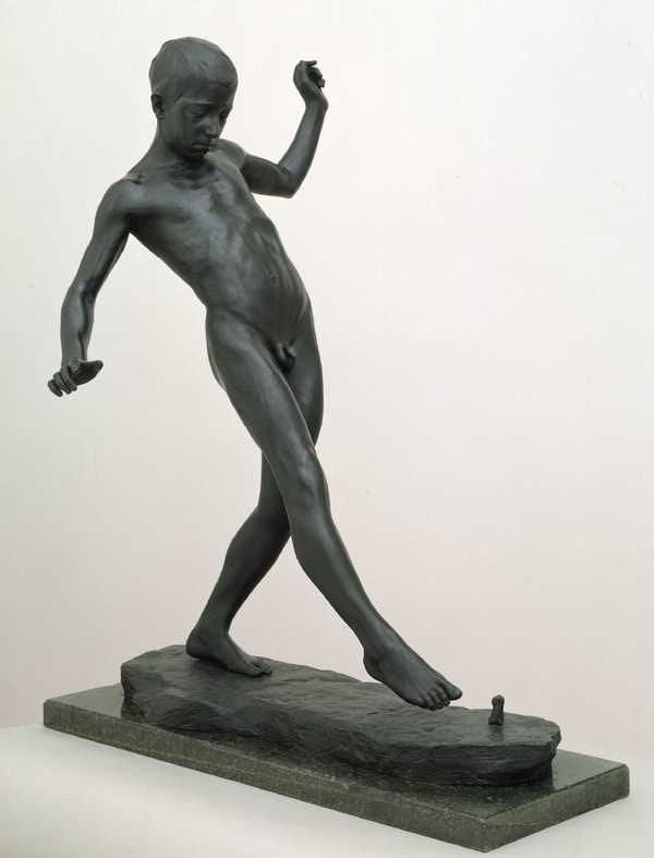 ‘A Boy at Play‘, Sir William Goscombe John, c.1895 | Tate