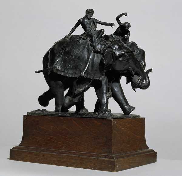 ‘A Foul in the Giants’ Race‘, Charles Leonard Hartwell, 1908 | Tate