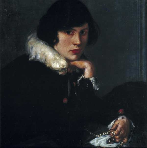 ‘The Lady with the Amethyst‘, Charles Shannon, 1915 | Tate