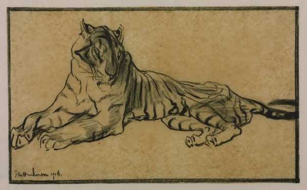 ‘A Tiger‘, Elsie Marian Henderson, 1916 | Tate