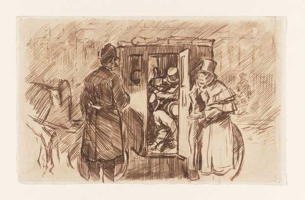 ‘Cabman and Policeman‘, Charles Samuel Keene | Tate