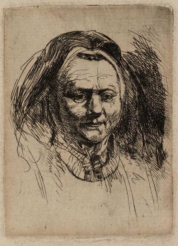 ‘Head of an Old Woman‘, Andrew Geddes | Tate