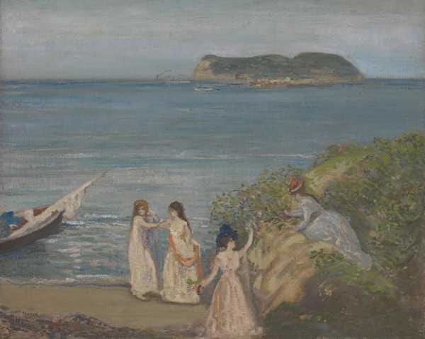 ‘Gibraltar from Algeciras‘, Charles Conder, 1905 | Tate