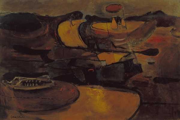 ‘Welsh Landscape with Roads‘, Graham Sutherland OM, 1936 | Tate