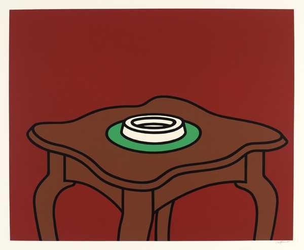 ‘Occasional Table‘, Patrick Caulfield, 1972 | Tate