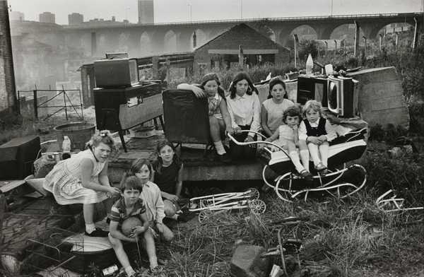 Kids with Collected Junk Near Byker Bridge (Byker)