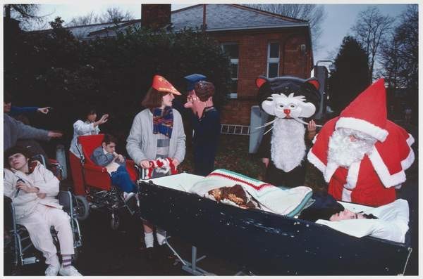 Hospital Visit by Father Christmas, Postman Pat and his Cat