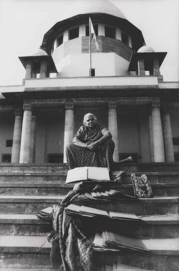 Sathyarani - Staged Portrait, Supreme Court, Delhi