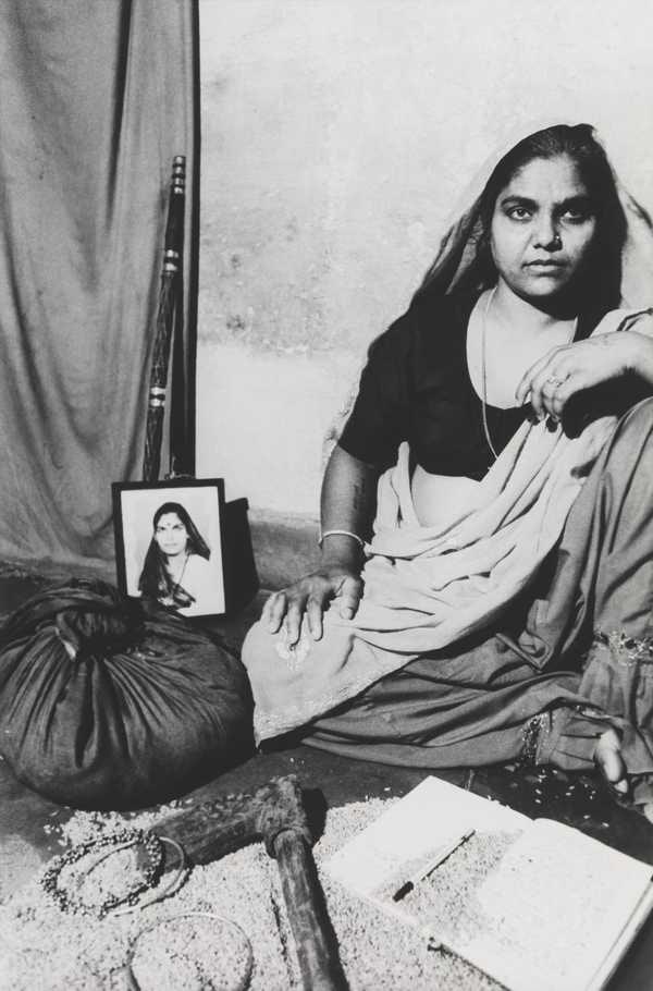 Shanti - Staged Portrait, Dakshinpuri, Delhi