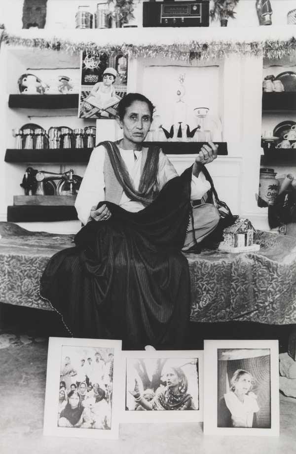 Shahjahan Apa - Staged Portrait, Nangloi, Delhi