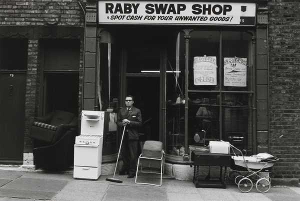 Isaac in Front of his Raby Swap Shop (Byker)
