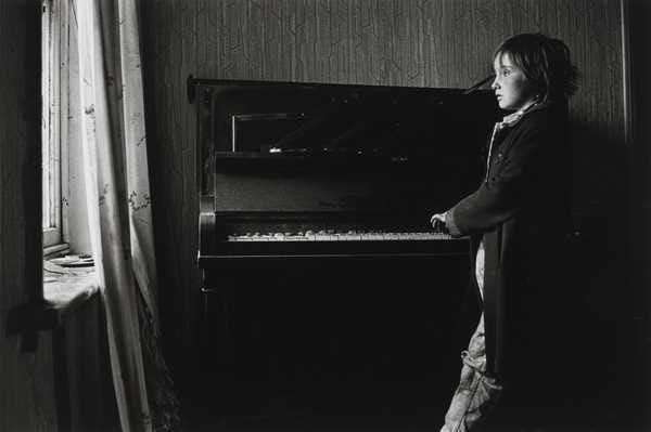 Heather Playing a Piano in a Derelict House (Byker)