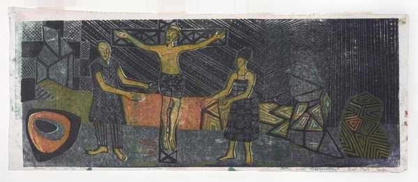 Jesus dies on the cross