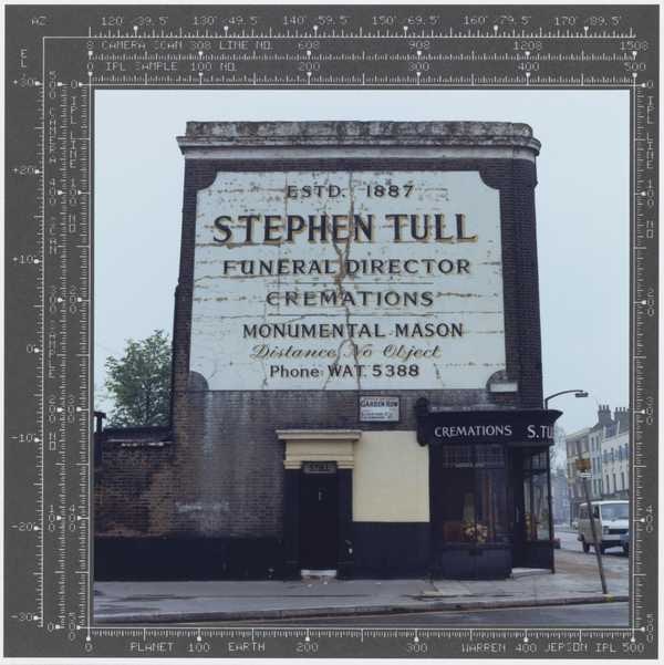 Funeral Parlour, London, 1979