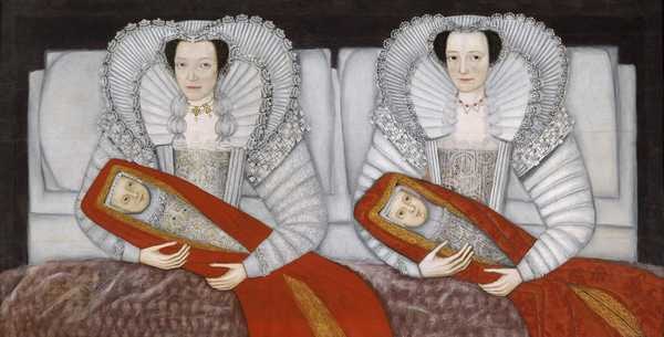 ‘The Cholmondeley Ladies‘, Unknown artist, Britain, c.1600–10 | Tate