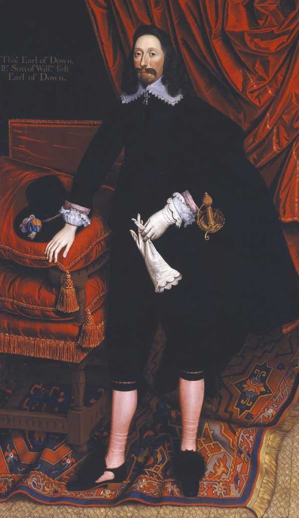 ‘Portrait of Sir Thomas Pope, Later 3rd Earl of Downe‘, Unknown artist, Britain, c.1635 | Tate