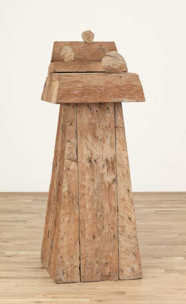 ‘Rostrum with Bonks‘, David Nash, 1971 | Tate