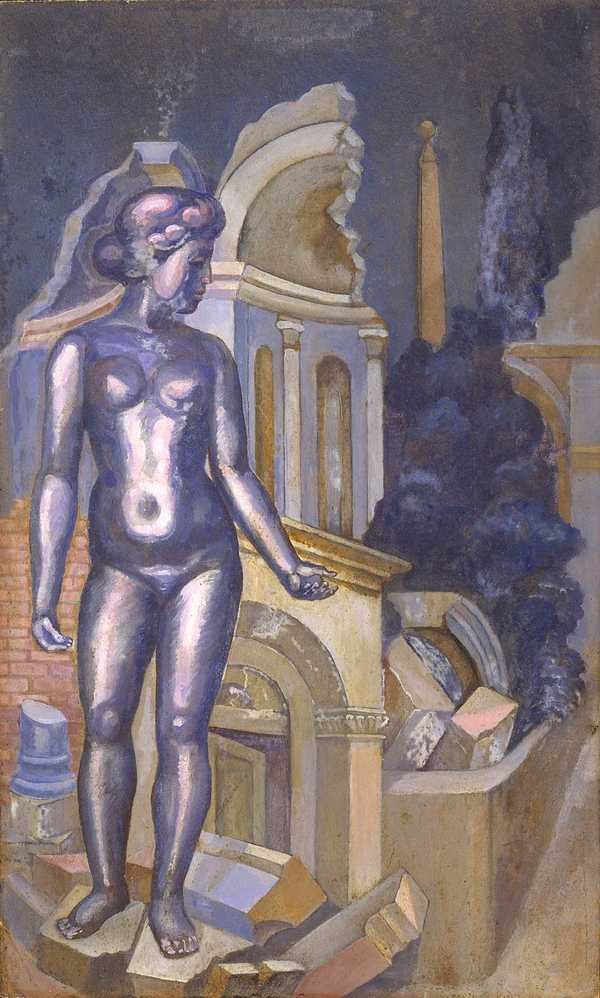 ‘Nude and Ruins‘, Boris Anrep, 1944 | Tate