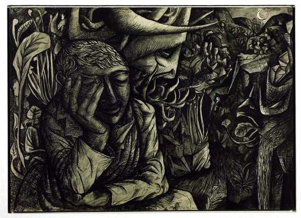 ‘Dreamer in Landscape‘, John Craxton, 1942 | Tate