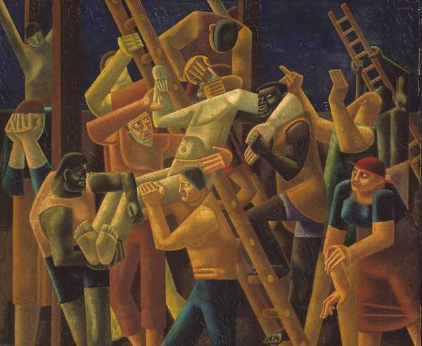 ‘Deposition from the Cross‘, William Roberts, c.1926 | Tate