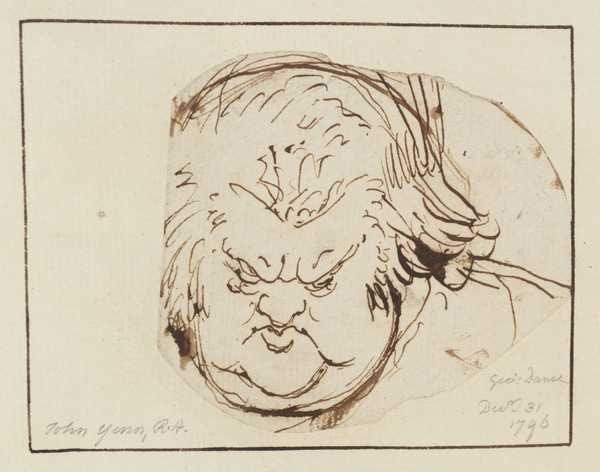 ‘6. Head of John Yenn, Caricature‘, George Dance, 1796 | Tate