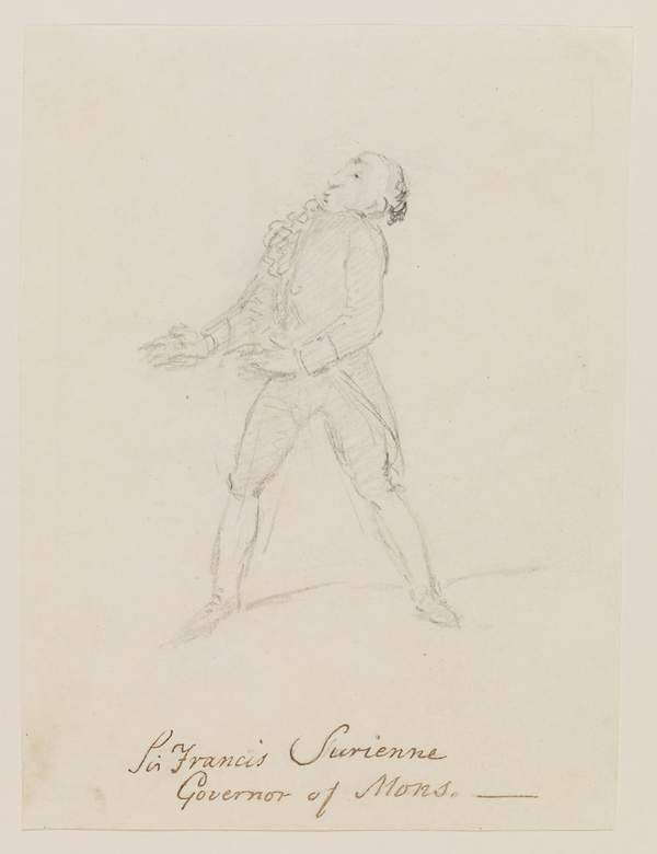 ‘Sir Francis Surienne Governor of Mons‘, George Dance | Tate