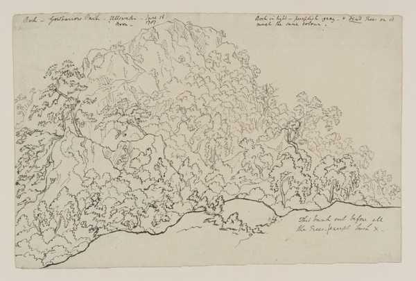 Lower End of Winandermere. Verso: Drawing