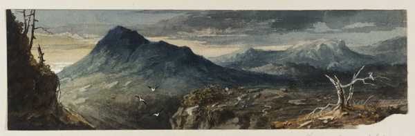 ‘Composition: Mountain Landscape‘, Elizabeth Leveson-Gower, Duchess-Countess of Sutherland | Tate