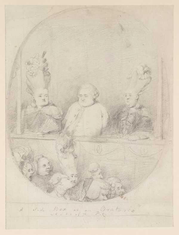 A Side Box at an Oratorio with a Bit of the Pit