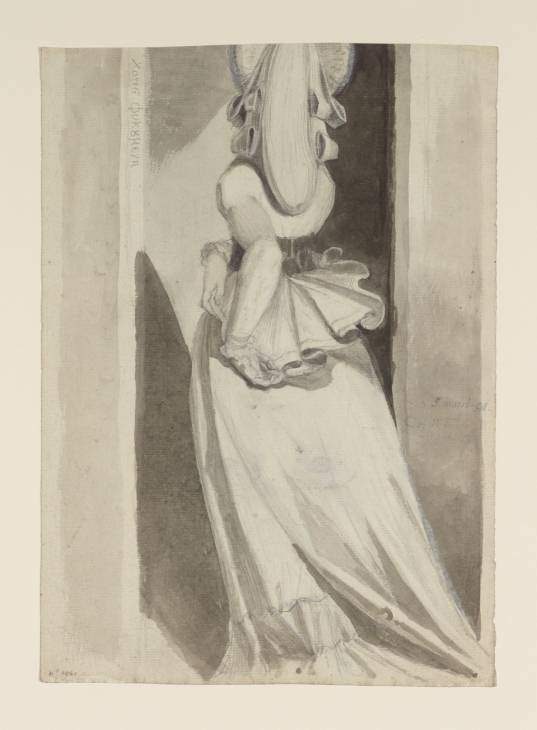 ‘Charis Phykomené. Verso: Head of a Woman, Unfinished‘, Henry Fuseli, 1791 | Tate