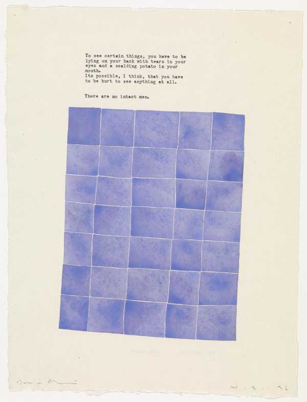 Untitled (Certain Things) 14.3.96